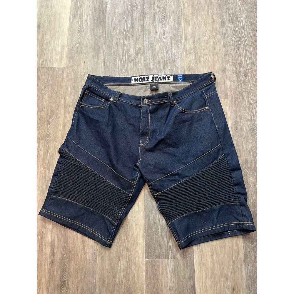 Vtg Y2K Noiz Jeans Baggy Denim Motorcycle Jean Shorts Jorts Harley Davidson W46